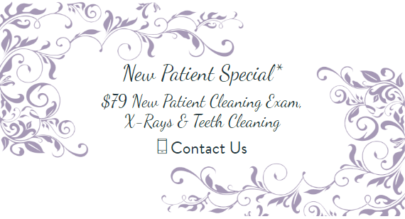 New patient special $79 new patient cleaning exam, x-rays & teeth cleaning. Contact us